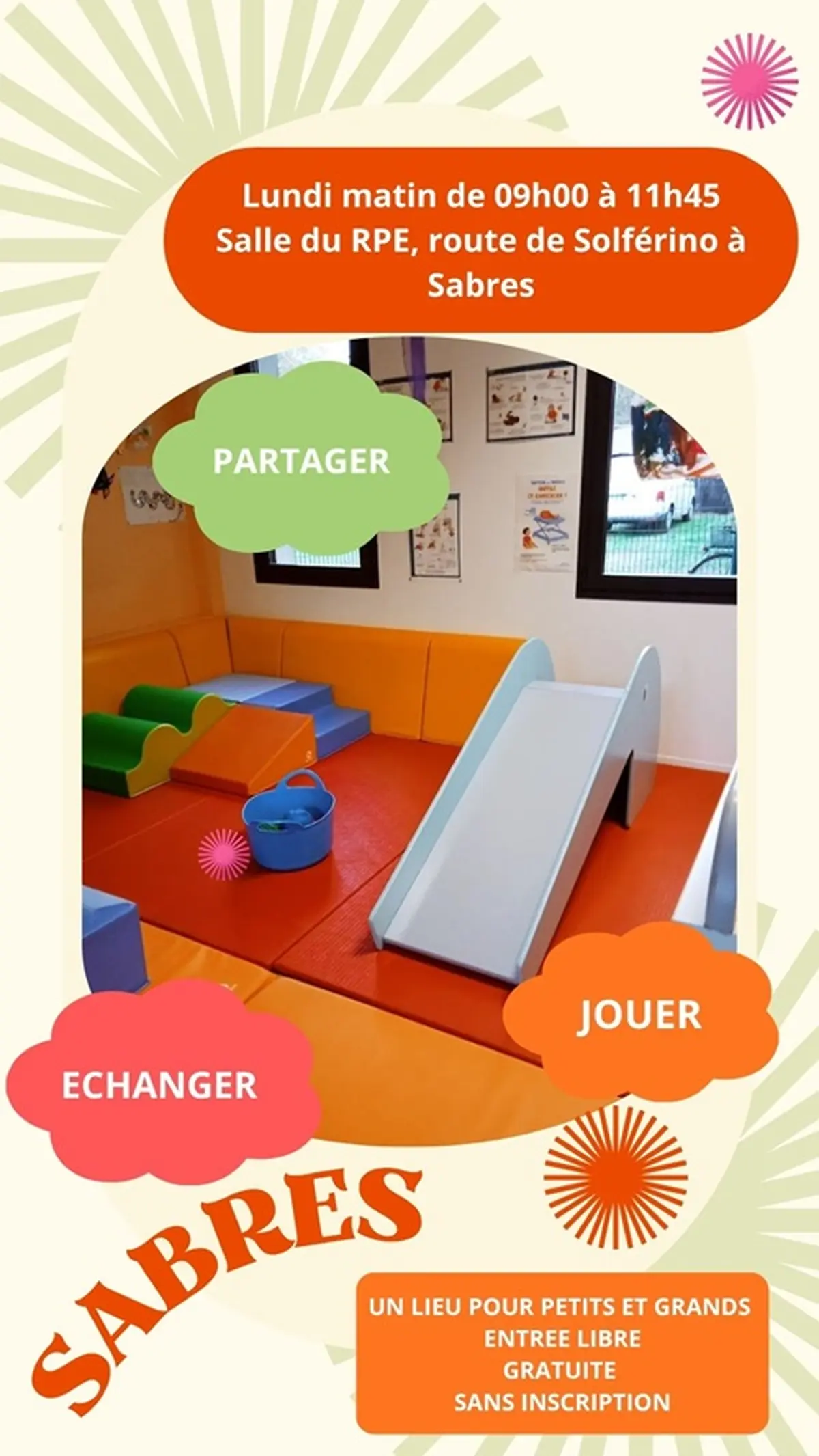 Lieu d'Accueil Enfants Parents - Sabres