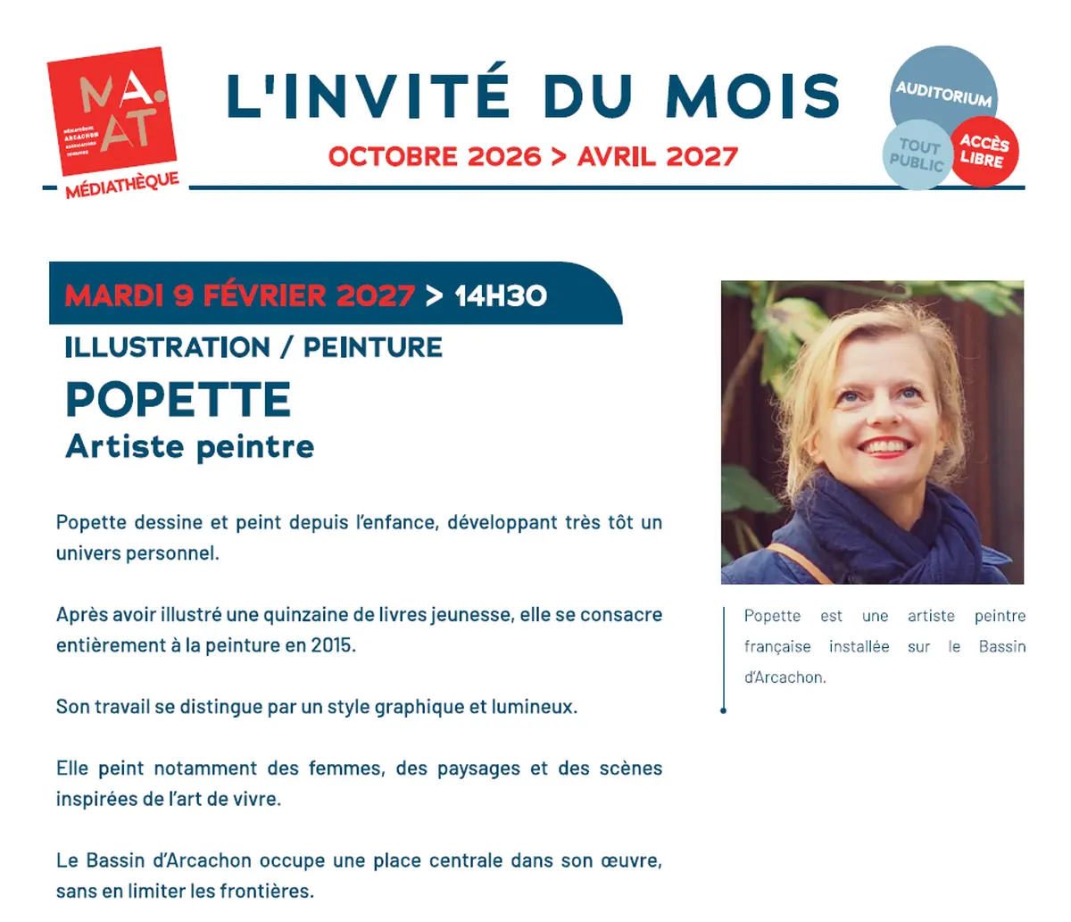 Linvité du mois : Popette