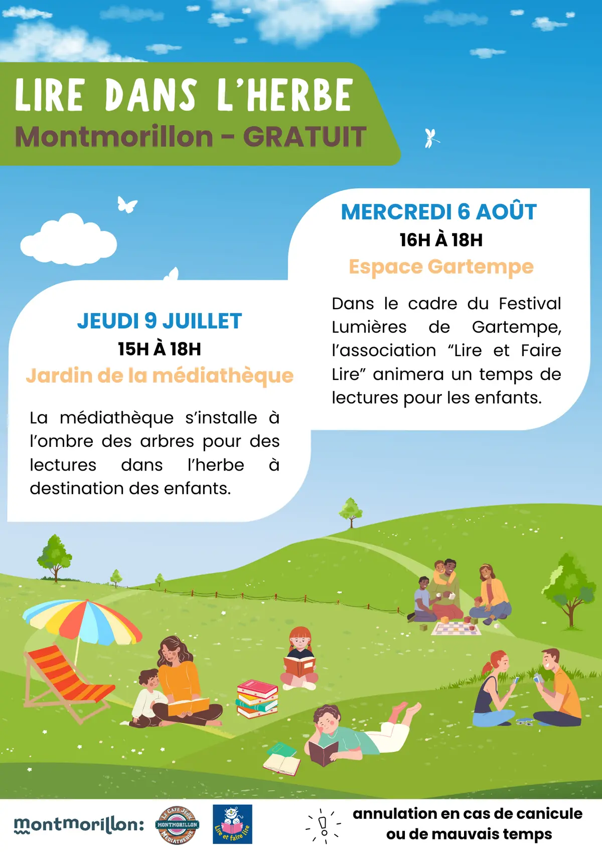 Lire dans l’herbe