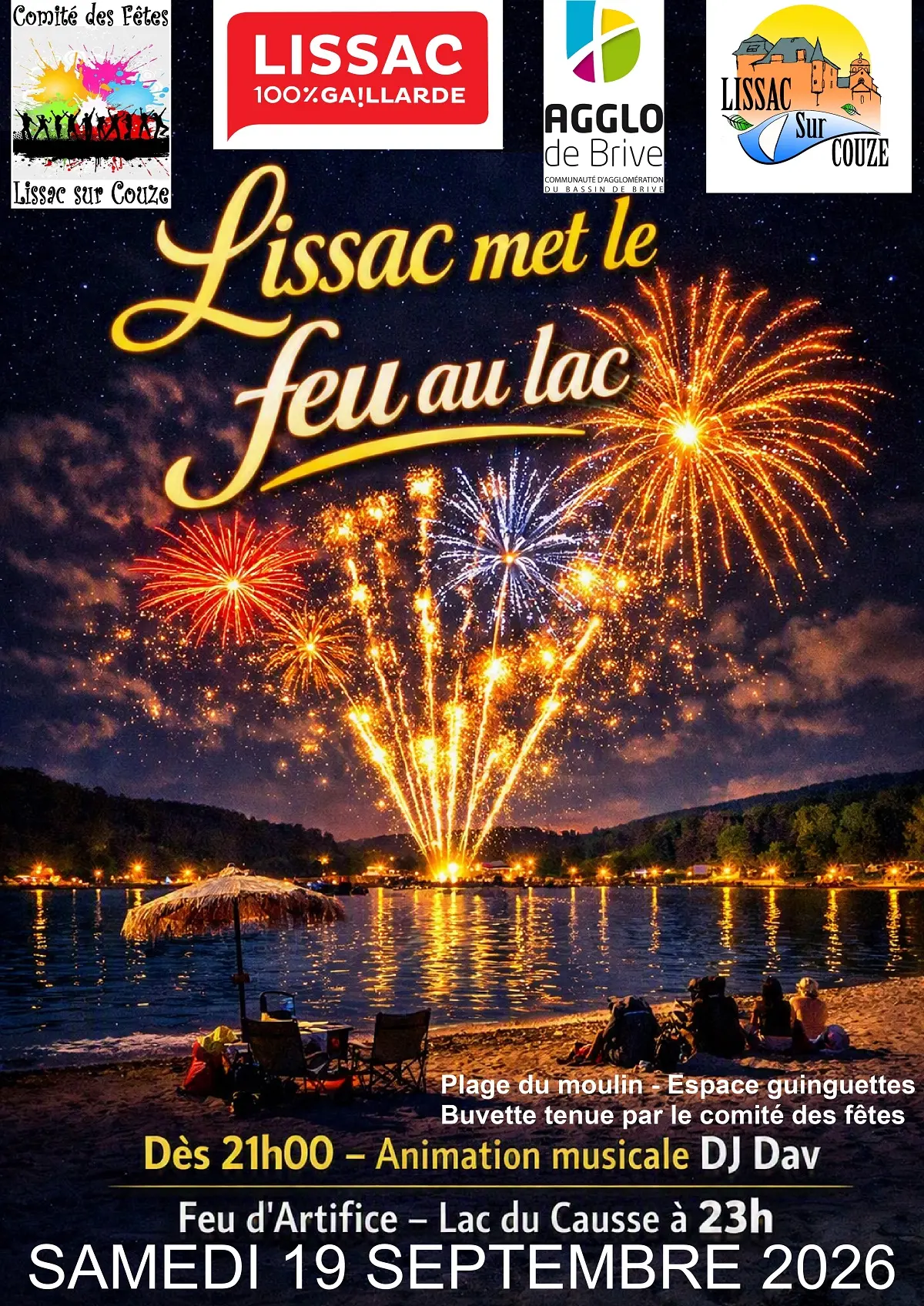 Lissac met le feu au Lac