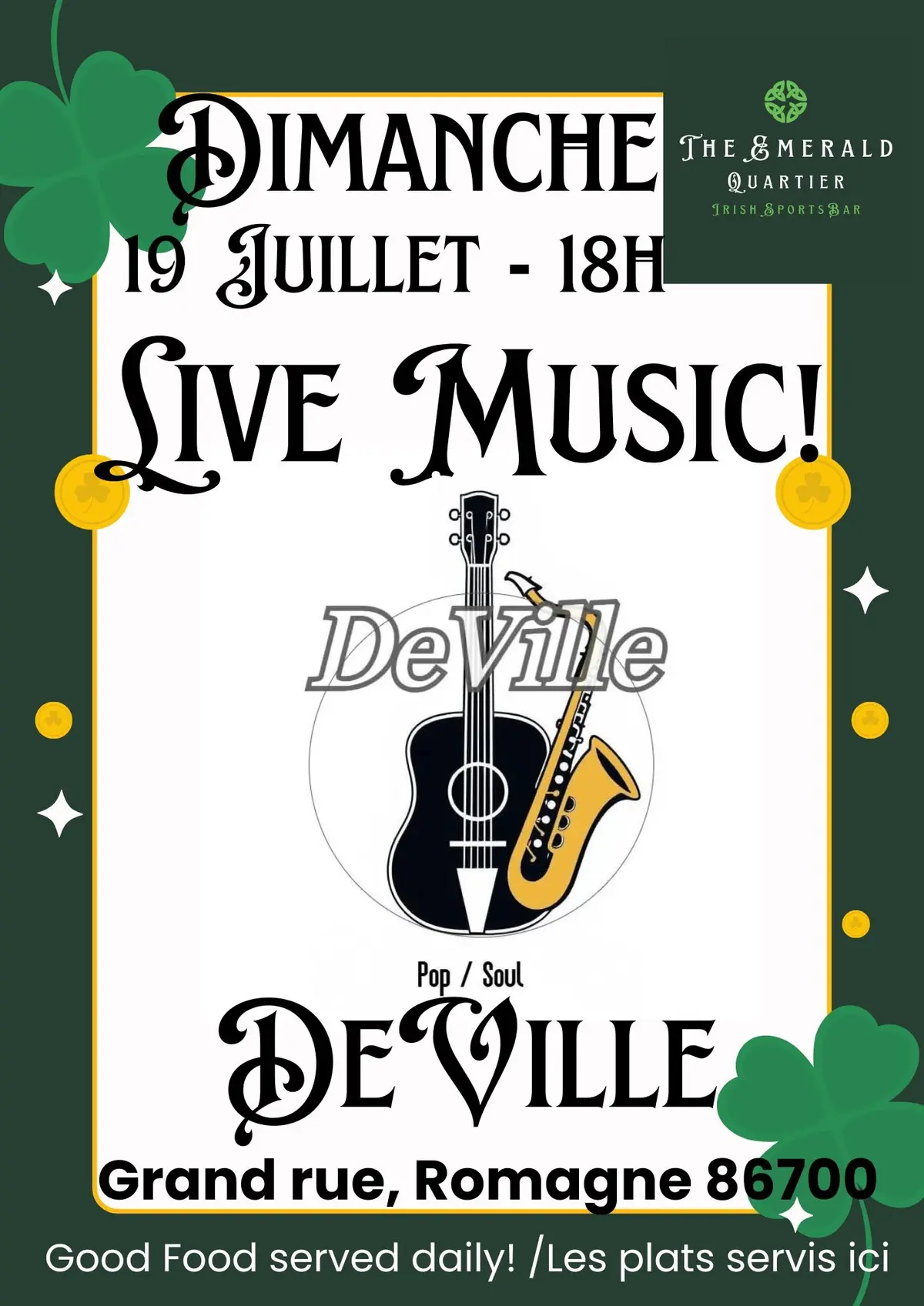 Live Music : DeVille