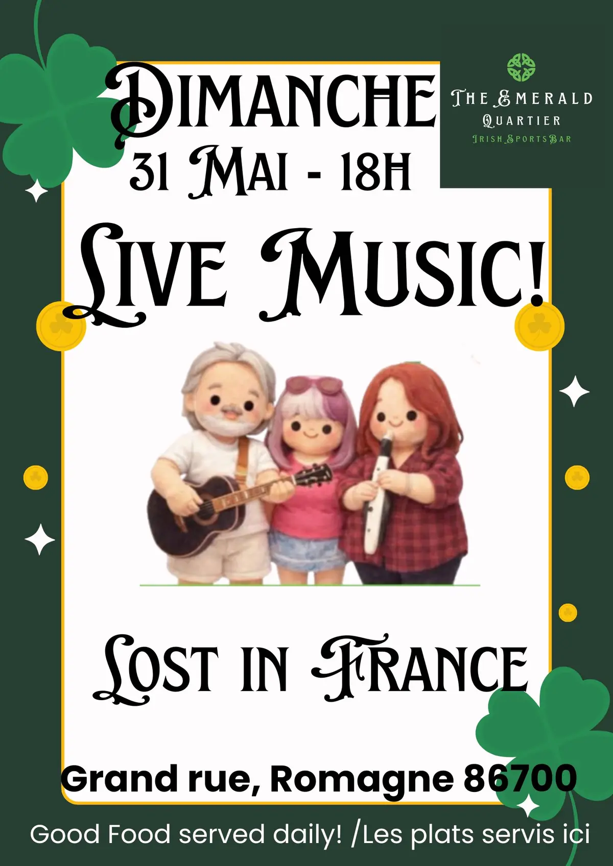 Live Music : Lost in France