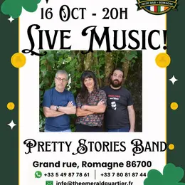 Live music : Pretty Stories Band