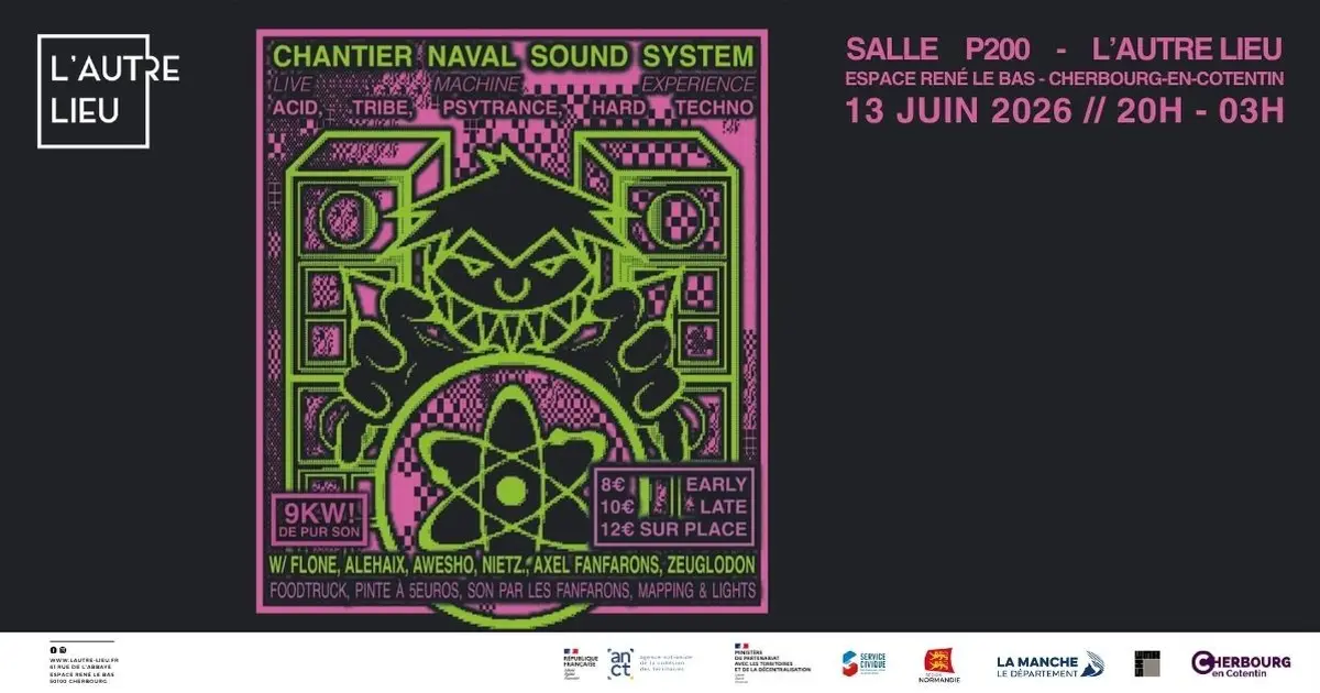 Live set machine expérience - Par le collectif Chantier naval Sound System