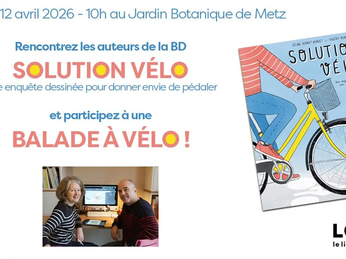 Livre à Metz : Solution vélo ! au Jardin Botanique