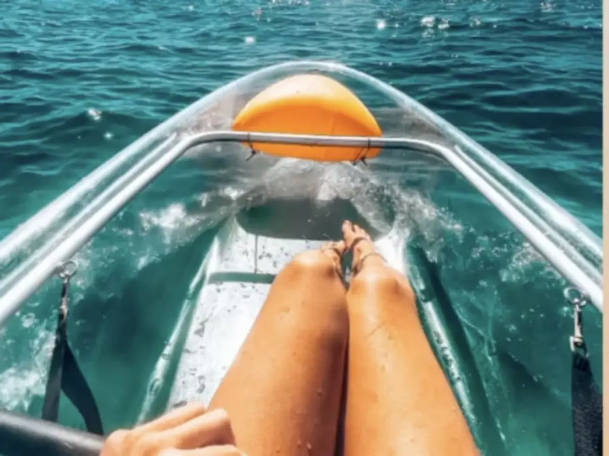 Location de kayak transparent 3h à Antibes (06)