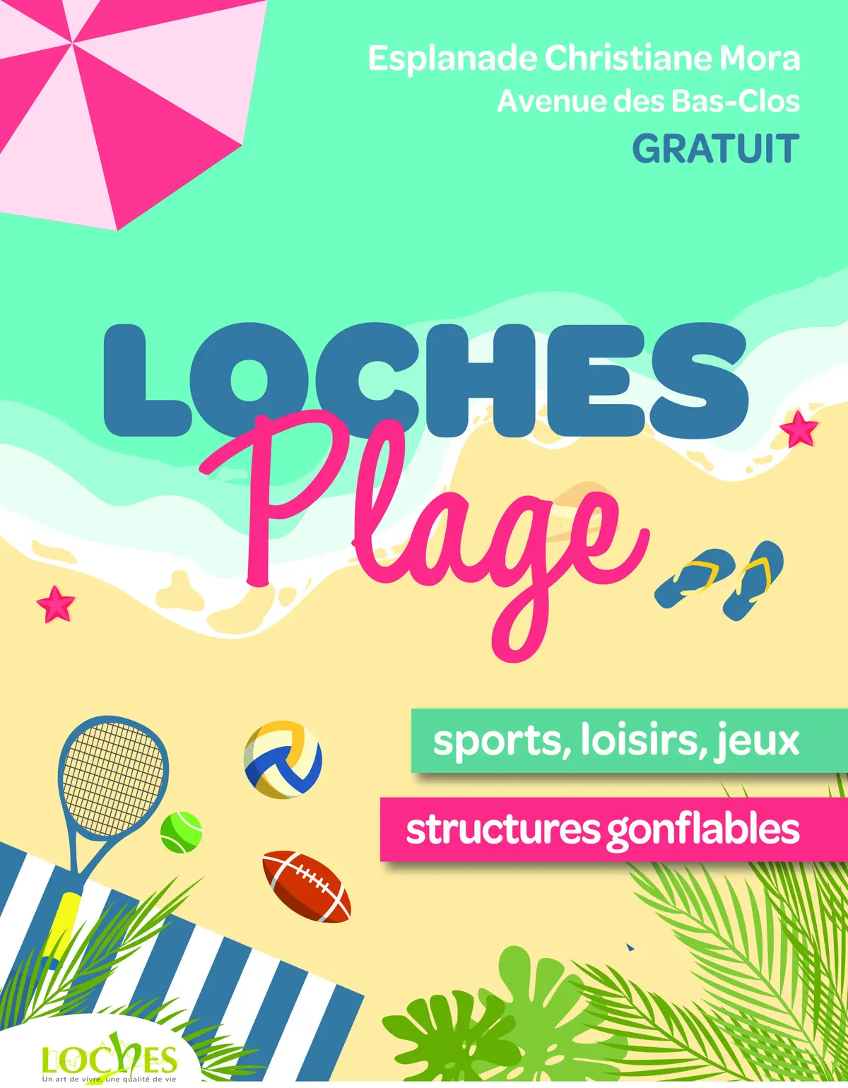 Loches plage