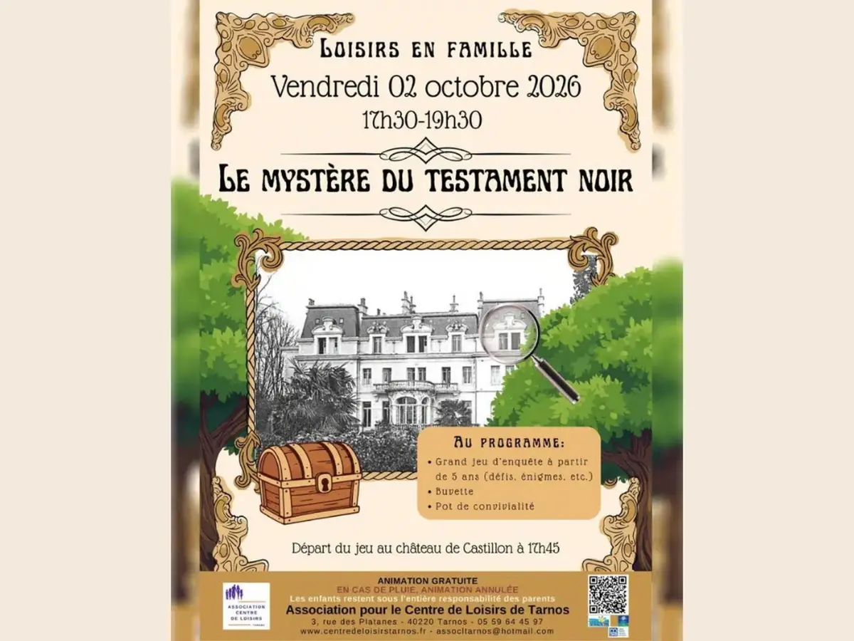 Loisirs en Famille : Jeu d'enquête