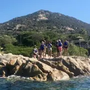 Longe côte à Abbartello en Corse