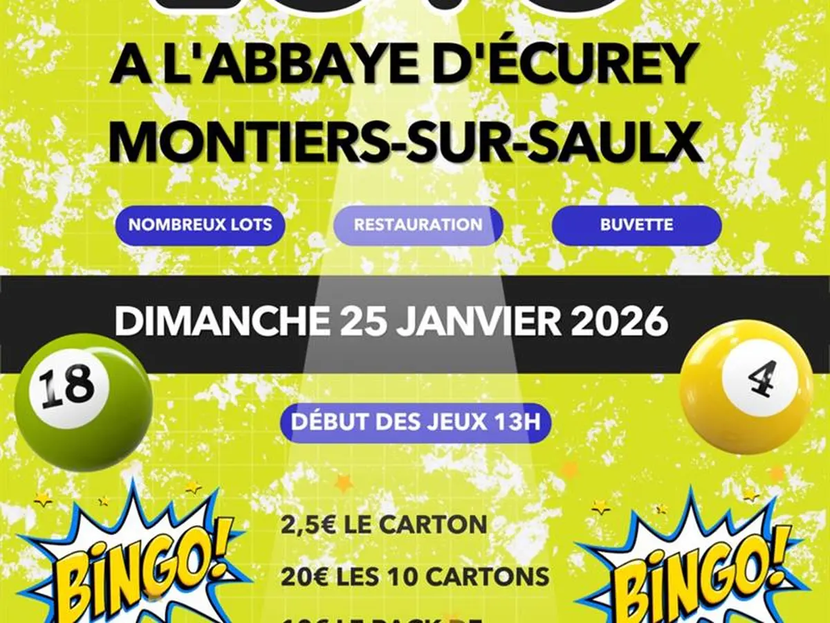 Loto à l'Abbaye d'Ecurey