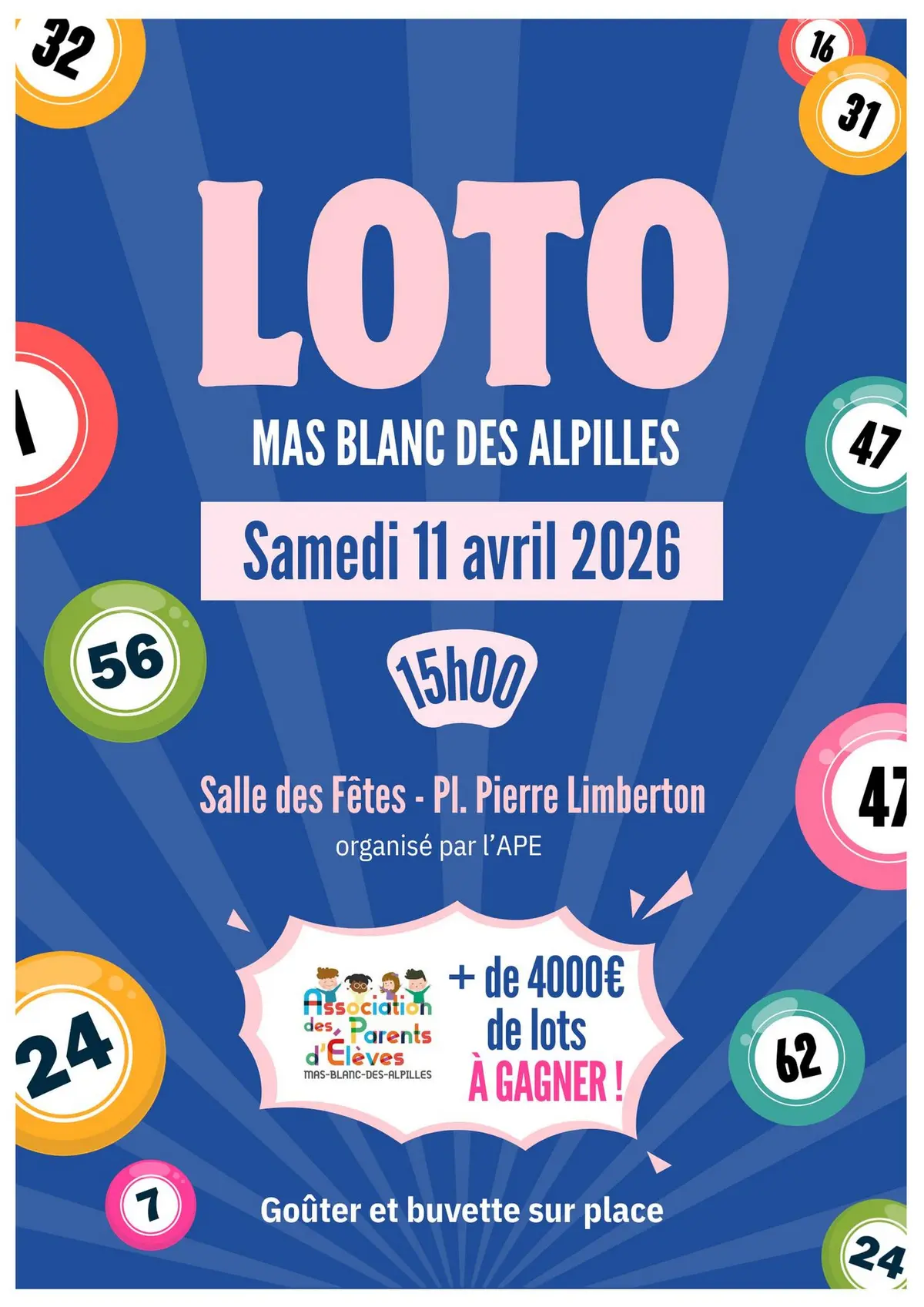 Loto à Mas Blanc les Alpilles