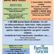 Loto avec familles rurales