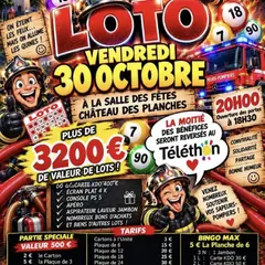 Loto de l’amicale des Pompiers de Saint-Maur et téléthon
