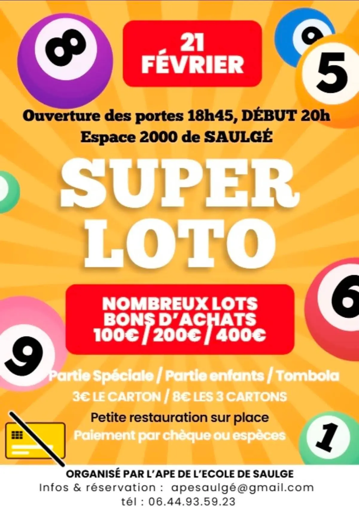 LOTO de L'APE