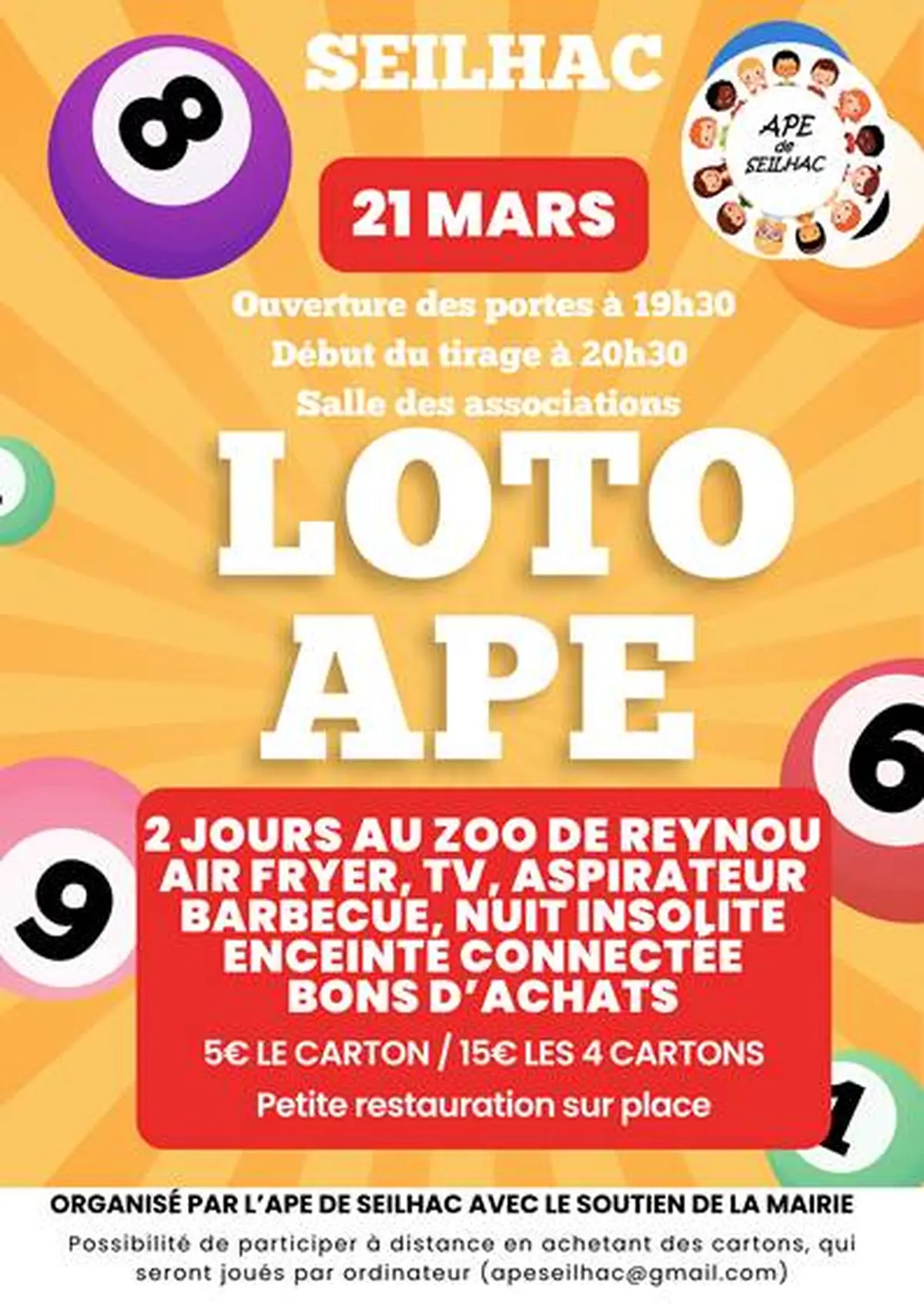 Loto de l'APE de Seilhac