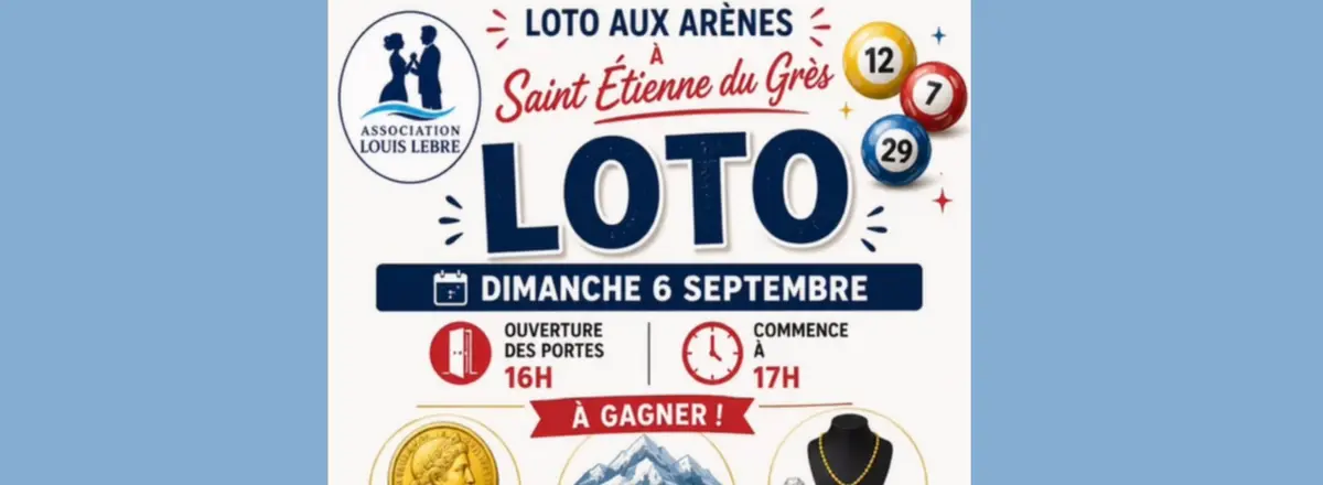 Loto de l'Association Louis Lèbre à Saint-Etienne du Grès