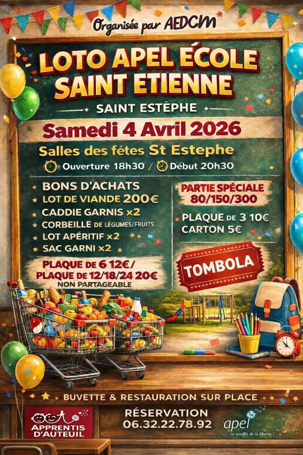 Loto de l'école Saint Etienne