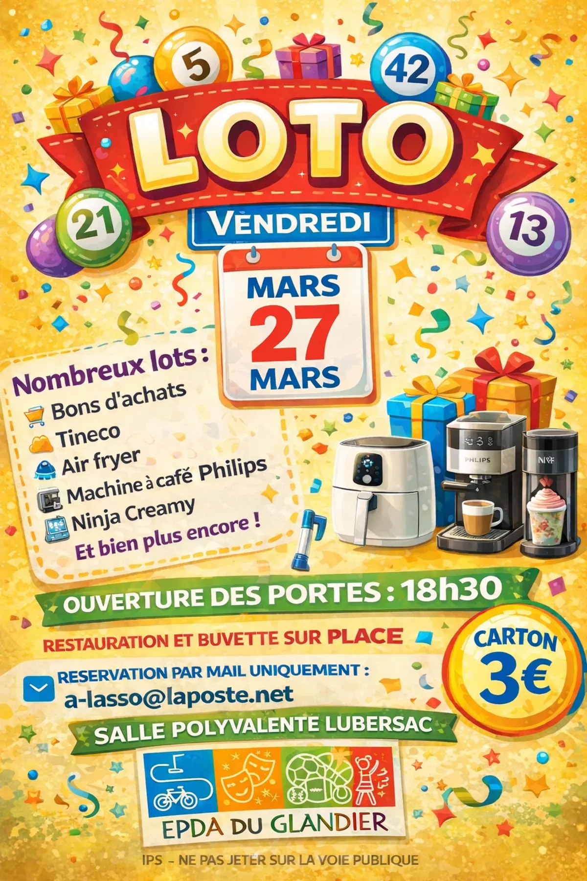 Loto de l'EPDA du Glandier