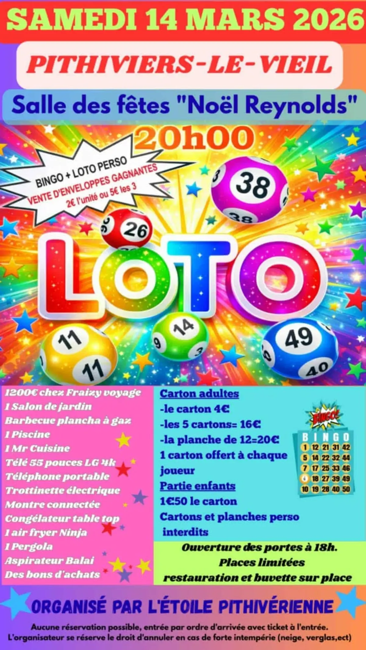 Loto de l'Étoile pithivérienne