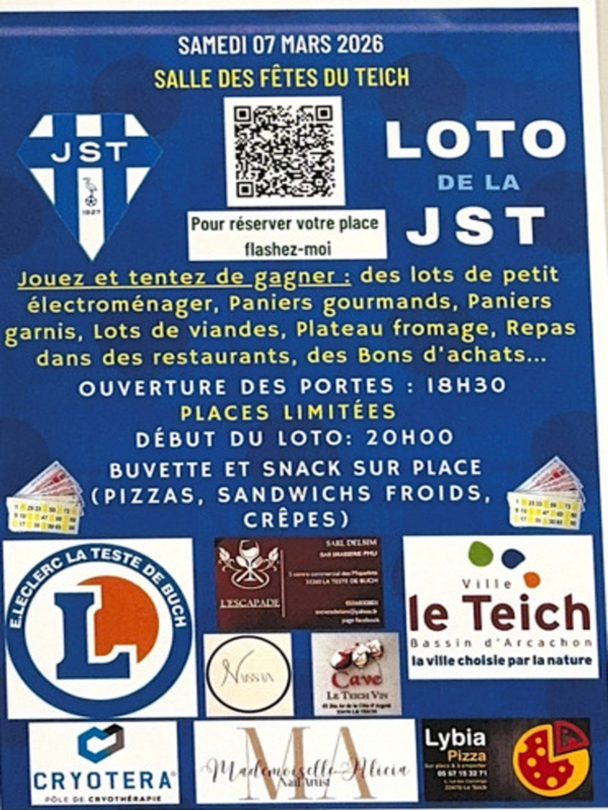 LOTO  de la JST du Teich