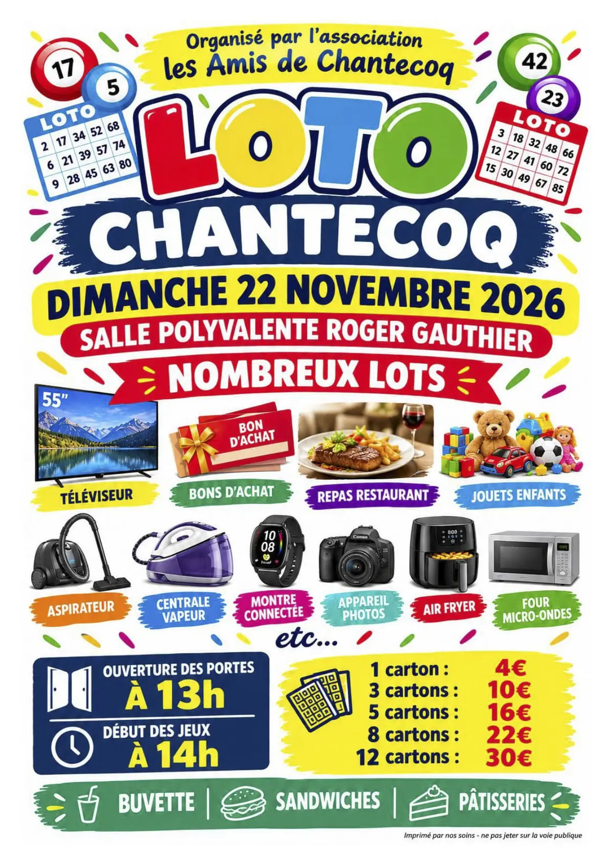 Loto des Amis de Chantecoq
