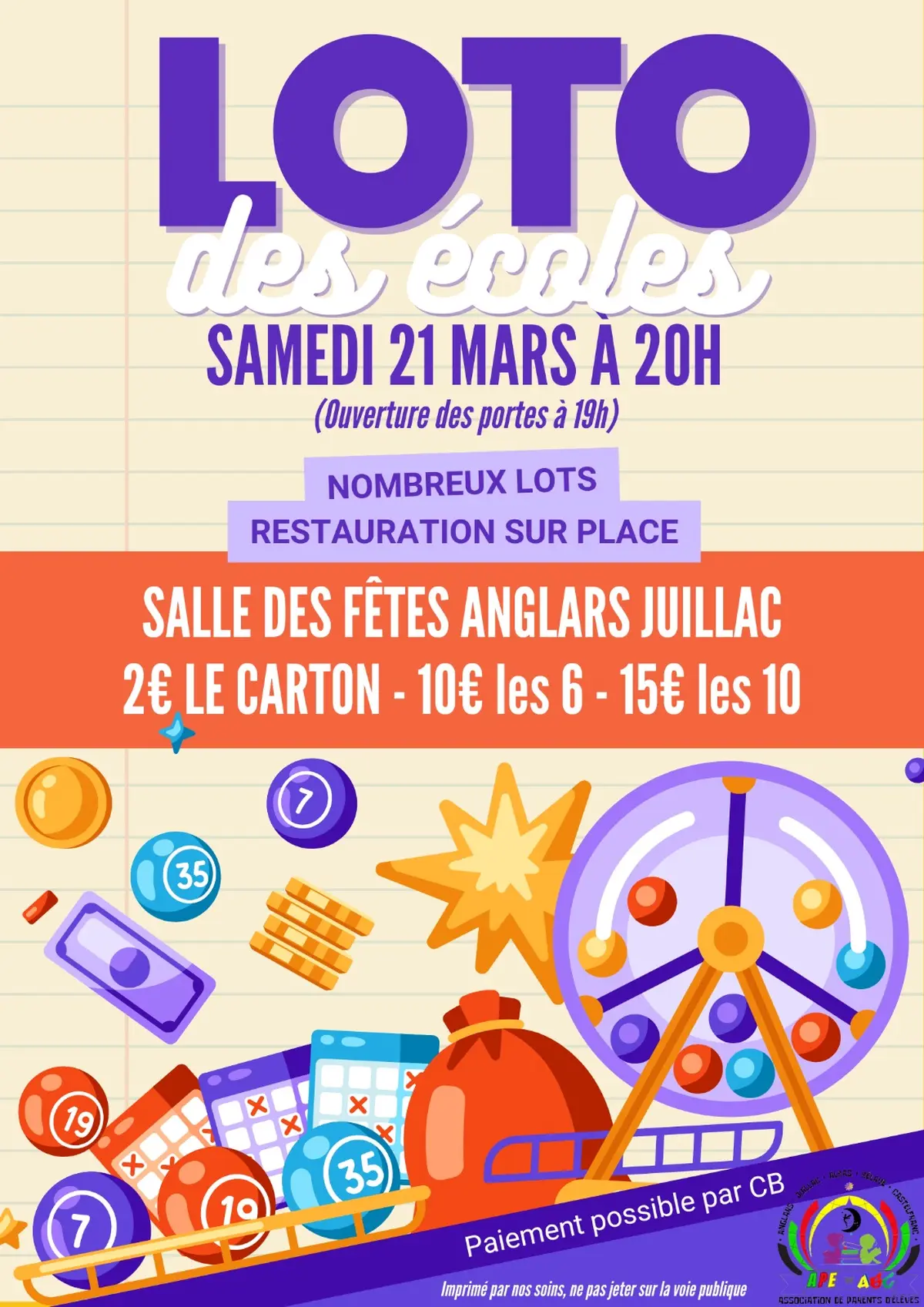 Loto des écoles
