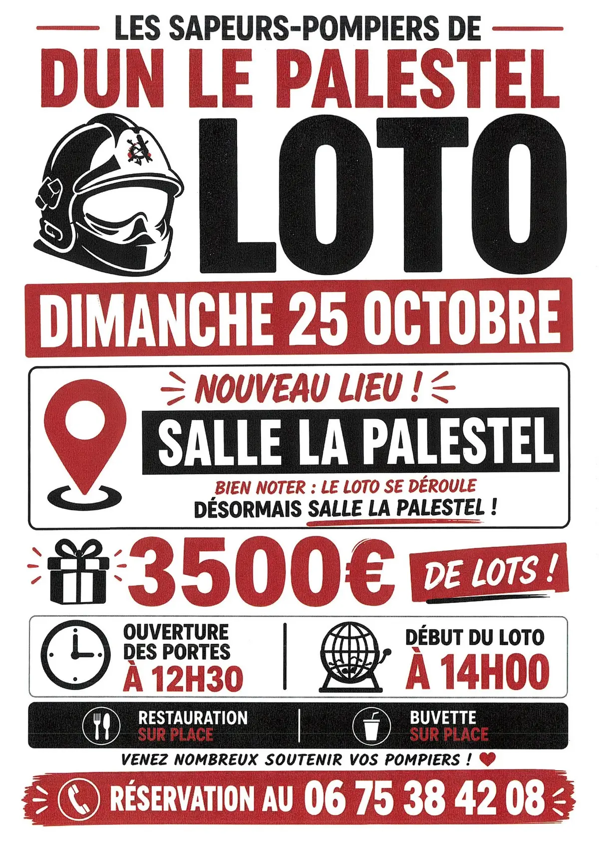 Loto des sapeurs pompiers