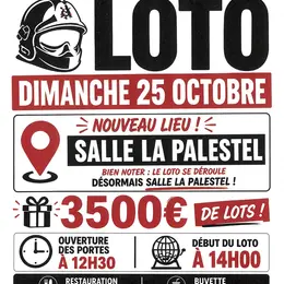 Loto des sapeurs pompiers