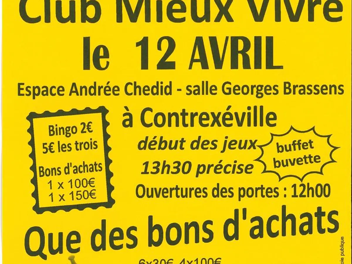 Loto du Club Mieux Vivre