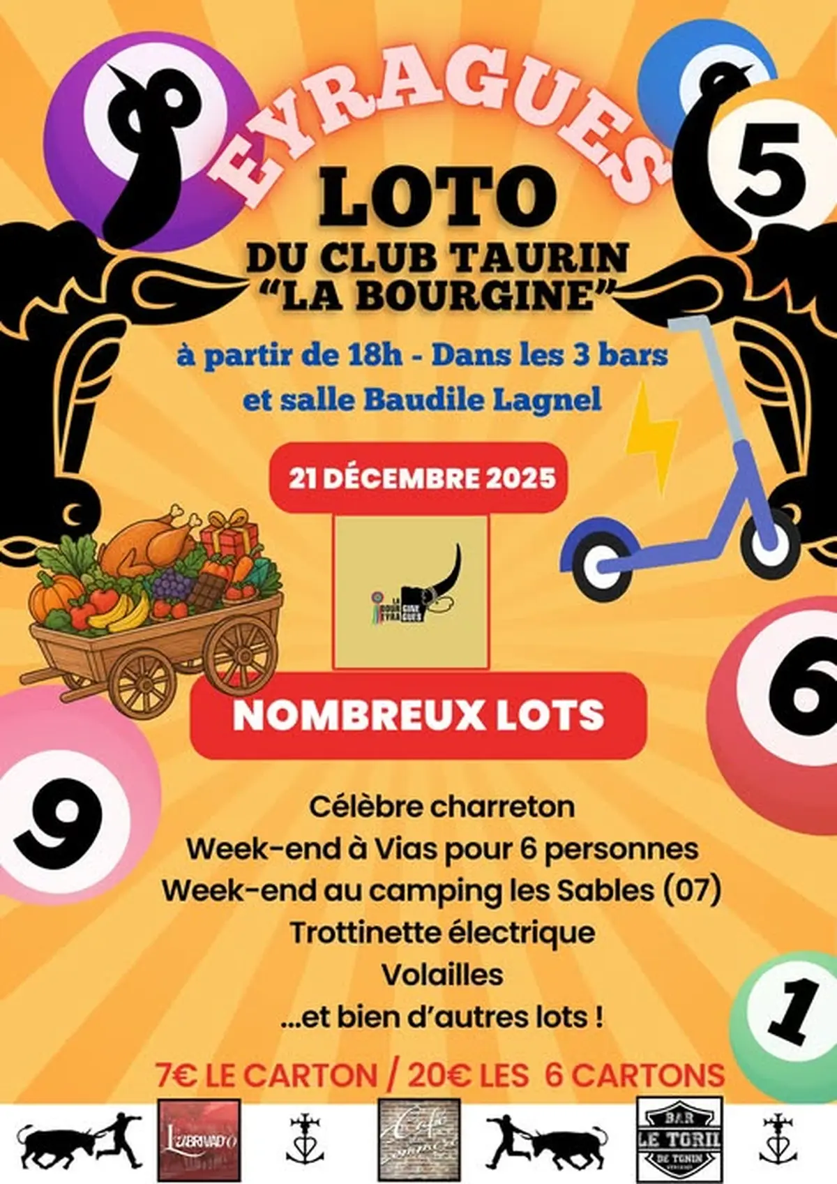 Loto du club taurin La Bourgine