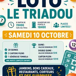 Loto du Comité des fêtes du Triadou