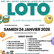 Loto du RPI Beyssac-Saint-Sornin-Lavolps