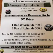Loto du tennis club de Joinville