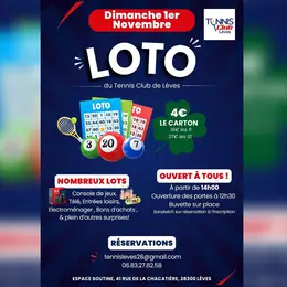 Loto du Tennis Club de Lèves