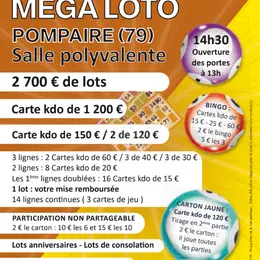 Loto du Tennis club de Pompaire