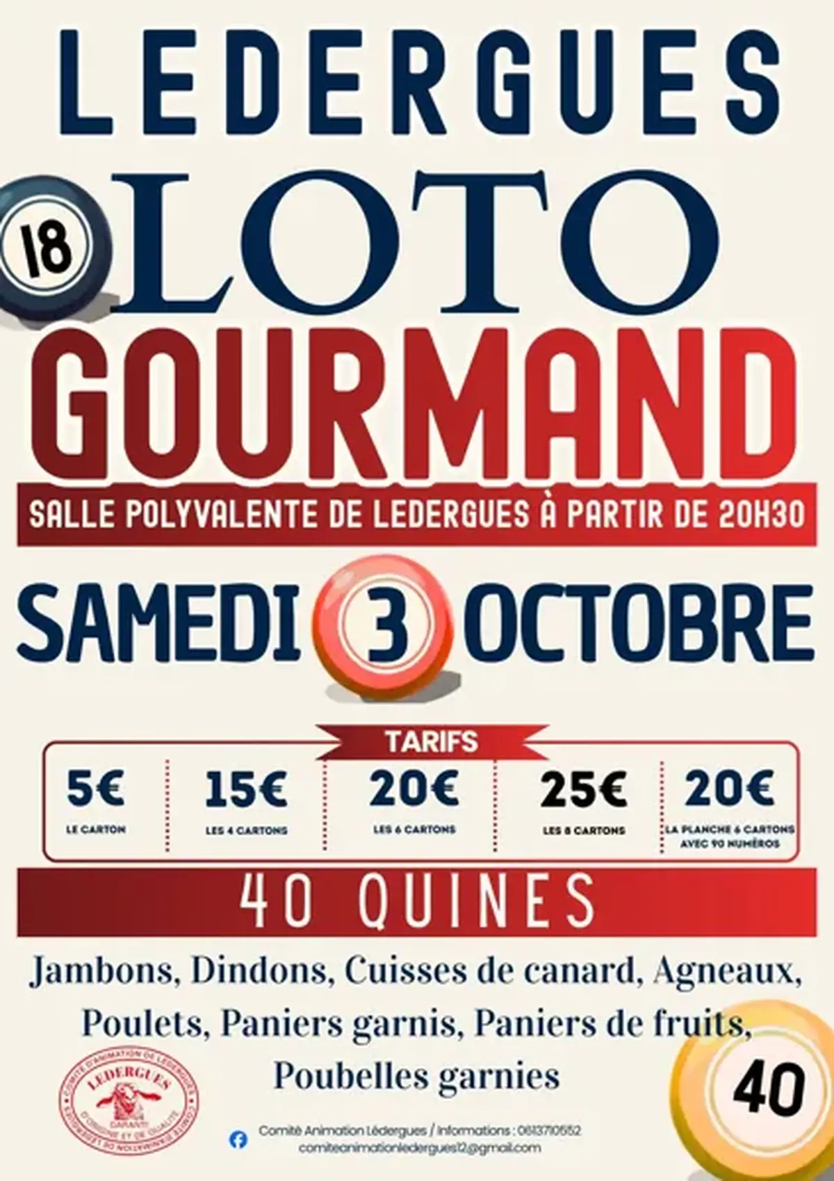 Loto Gourmand - Lédergues