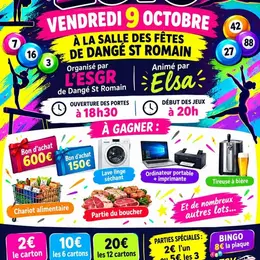 Loto Le 09/10 - Espoir Sportif Gymnastique