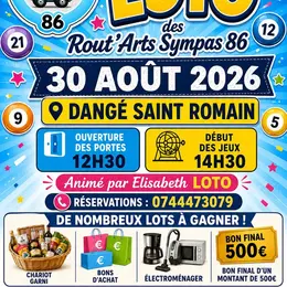 Loto Le 30/08 - Rout'Arts Sympas 86