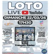 Loto Live Youtube de l'école Saint François Xavier