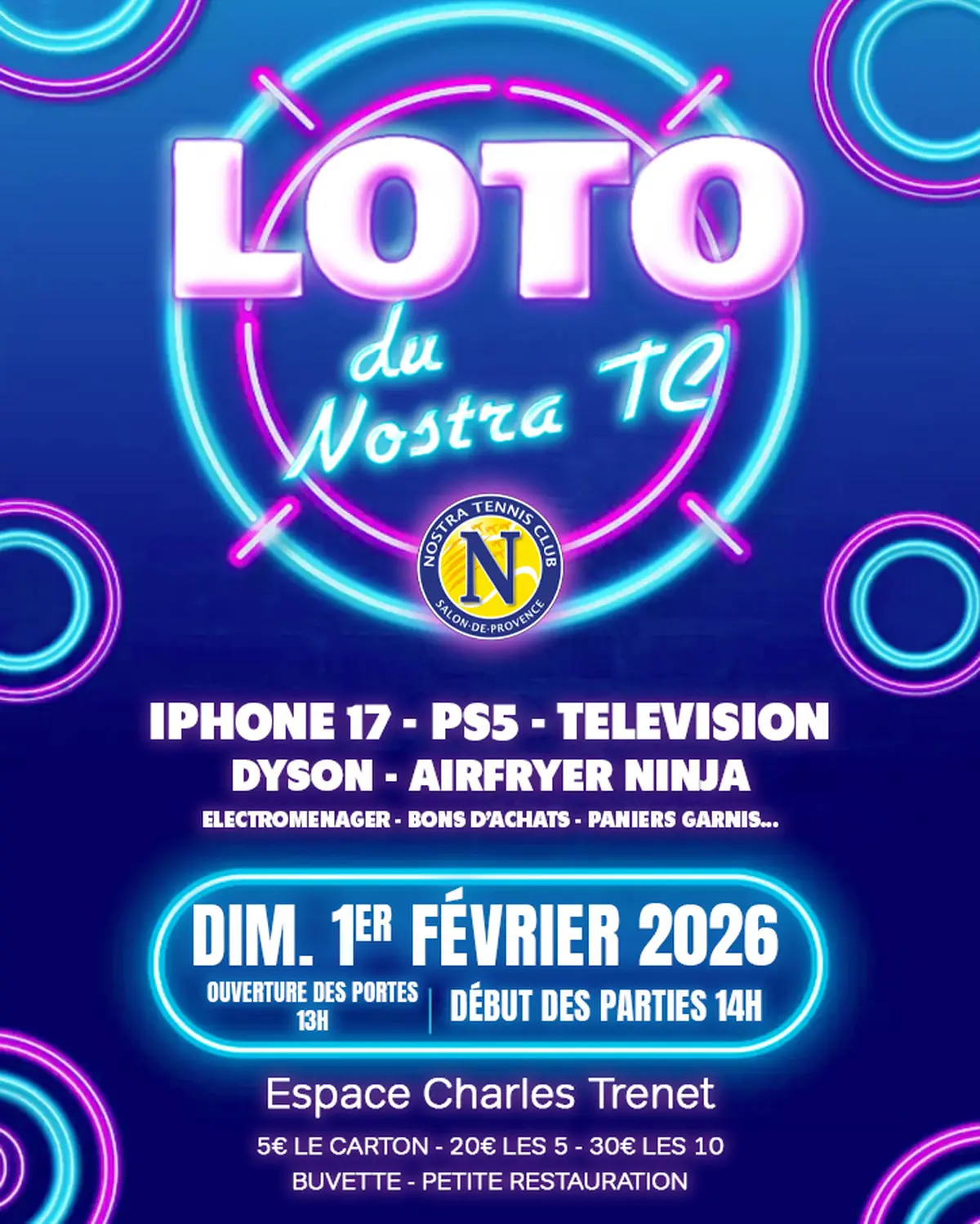 Loto Nosta Tennis Club Salon