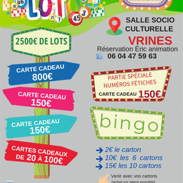 Loto organisé du COS du Thouarsais