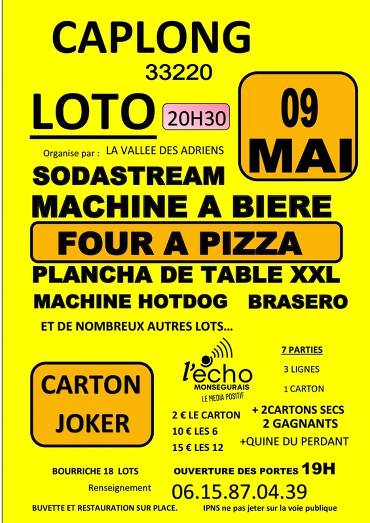 Loto par La Vallée des Adriens