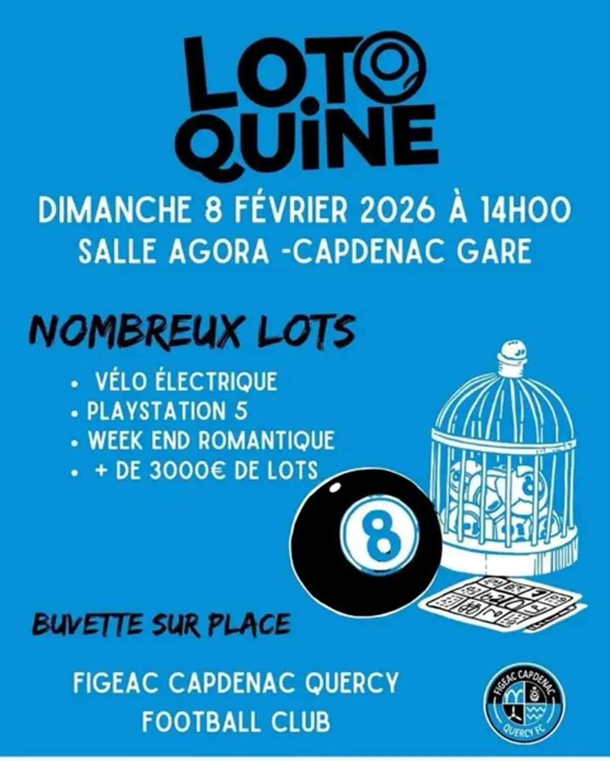 Loto-Quine de Figeac-Capdenac Quercy Football Club à Capdenac-Gare