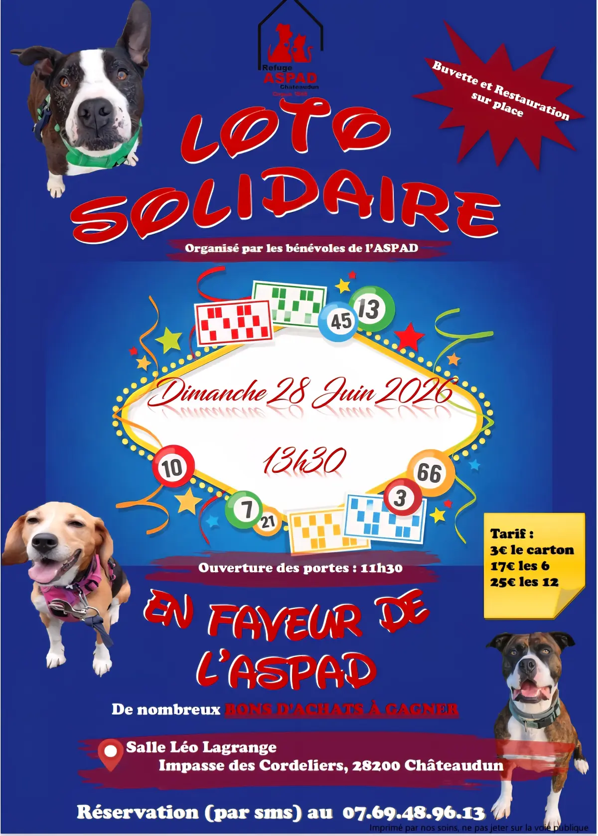 Loto solidaire de l'ASPAD