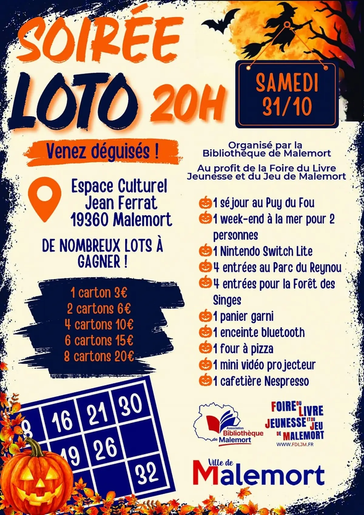 Loto spécial Halloween