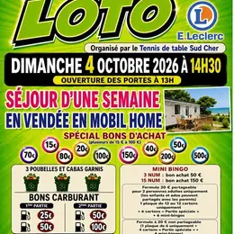 Loto Tennis de table sud cher