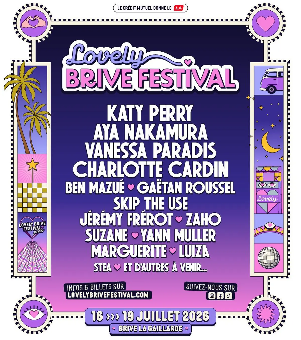 L'affiche du Lovely Brive Festival 2026