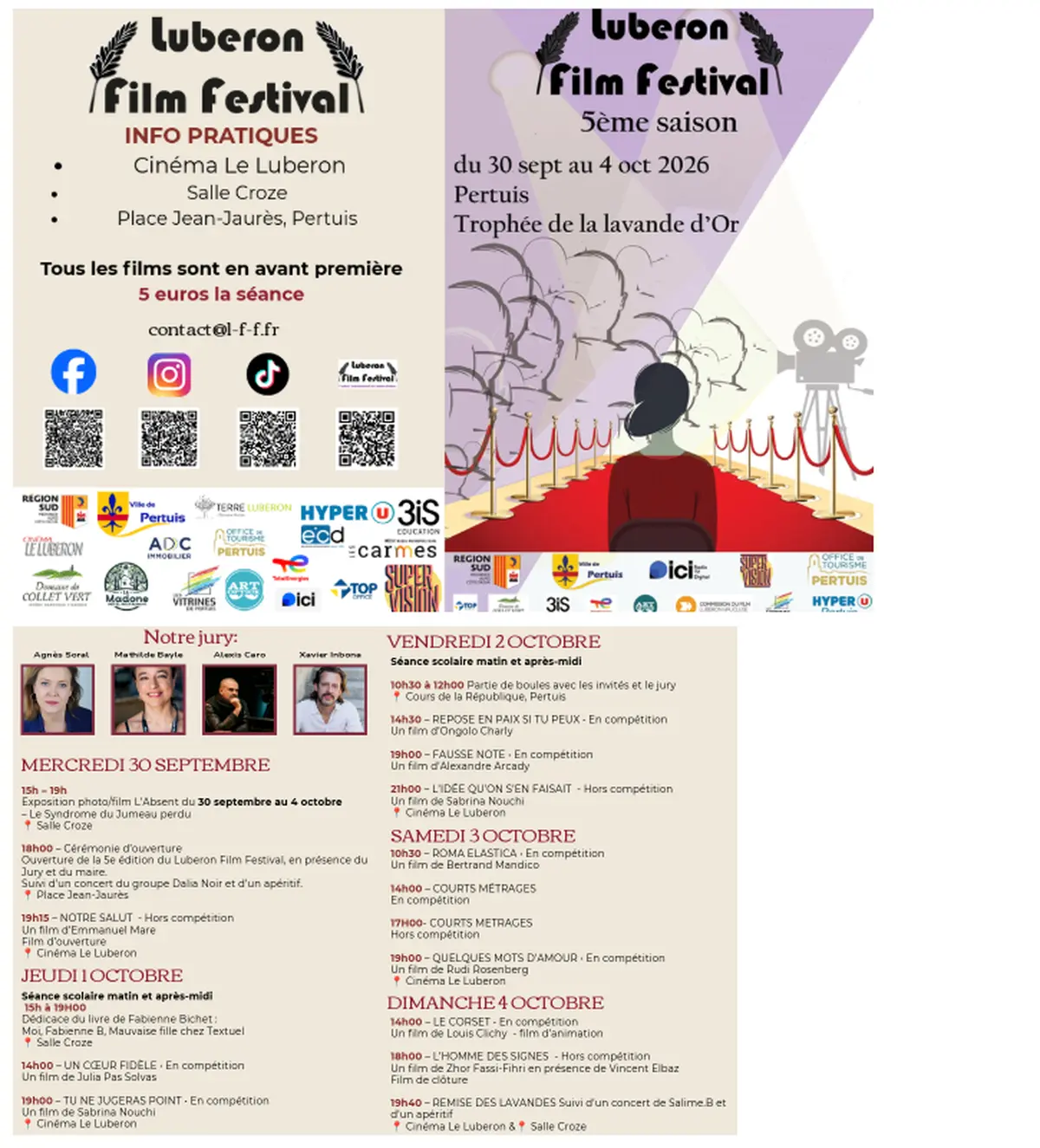Luberon film festival 5ème édition à Pertuis