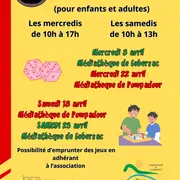 Ludothèque case départ à la médiathèque de Pompadour