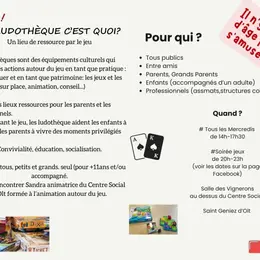 Ludothèque : espace jeux de sociétés